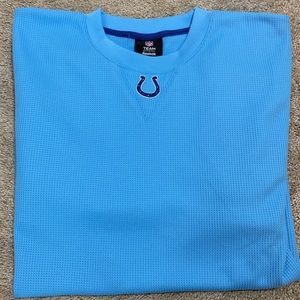 NFL TEAM APPAREL REEBOK LARGE LONG SLEEVE 100% POLYESTER MENS SHIRT. NEW WOT